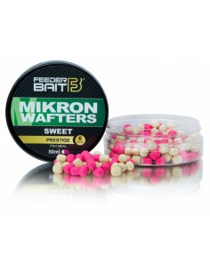Mikron Wafters Sweet Prestige Feeder Bait 6mm 50ml PinkWhite FB27-5