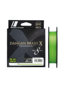 Major Craft Dangan Braid DB8X PE0.8 16lb Green