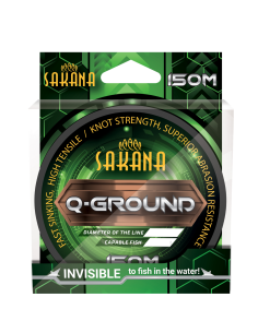 Żyłka Sakana Q-Ground Zielona 150m 0,30mm 20,5kg ZSQZ30