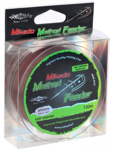 Żyłka Mikado Method Feeder Brązowa Tonąca 0,20mm 4,0kg 150m ZMF-020
